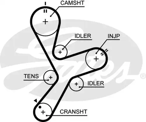 Ангренажен ремък GATES 5641XS