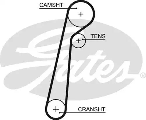 Ангренажен ремък GATES 5652XS