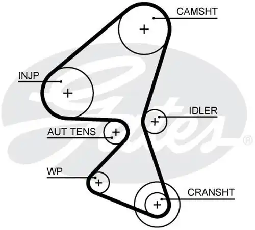 Ангренажен ремък GATES 5657XS