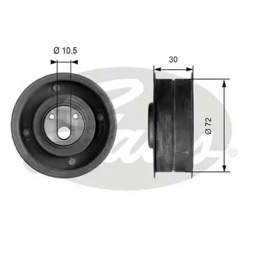 обтяжна ролка, ангренаж GATES T41080