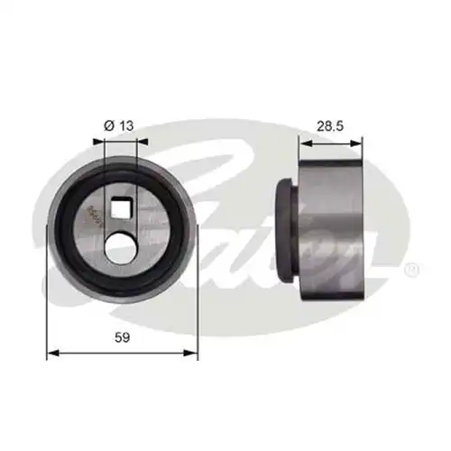 обтяжна ролка, ангренаж GATES T41130