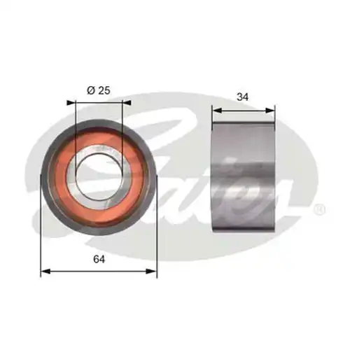 обтяжна ролка, ангренаж GATES T41234