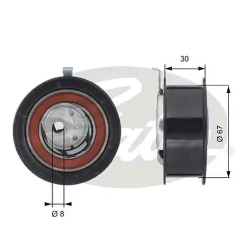 обтяжна ролка, ангренаж GATES T43069