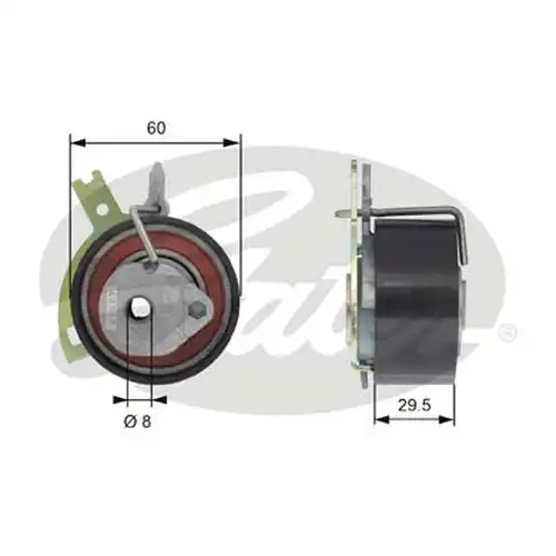 обтяжна ролка, ангренаж GATES T43186