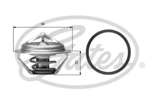 термостат, охладителна течност GATES TH06177G1