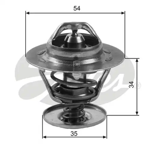 термостат, охладителна течност GATES TH11383G1