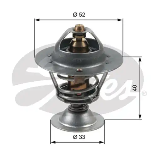 термостат, охладителна течност GATES TH31588G1