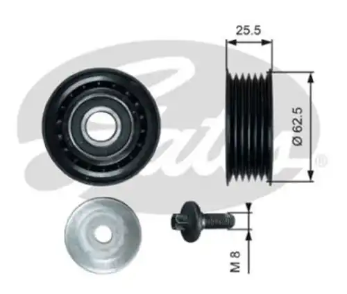 паразитна/ водеща ролка, пистов ремък GATES-BR T36736