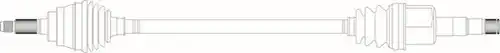 полуоска GENERAL RICAMBI OP3225