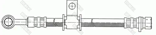 спирачен маркуч GIRLING 9004280