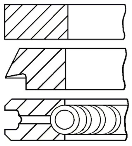 комплект сегменти GOETZE ENGINE 08-104700-00