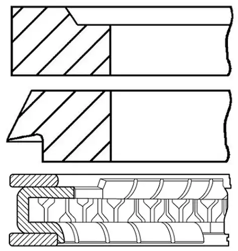 комплект сегменти GOETZE ENGINE 08-109000-10