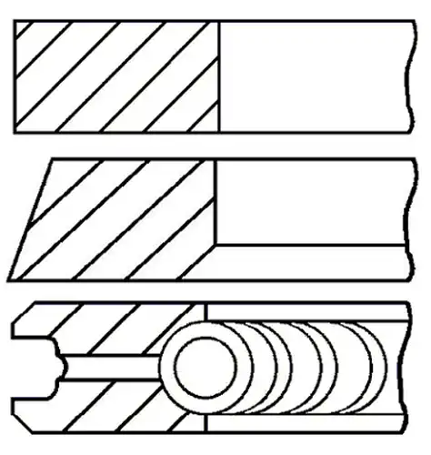 комплект сегменти GOETZE ENGINE 08-114905-00