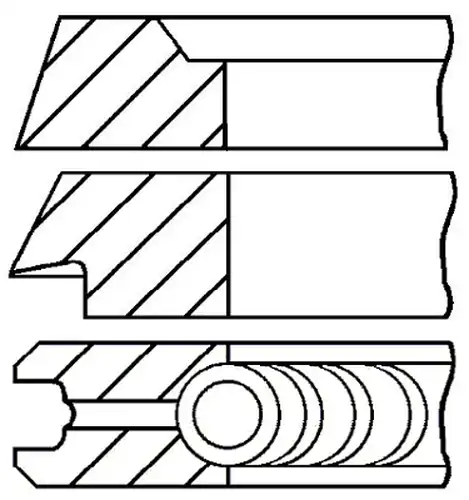 комплект сегменти GOETZE ENGINE 08-182400-10