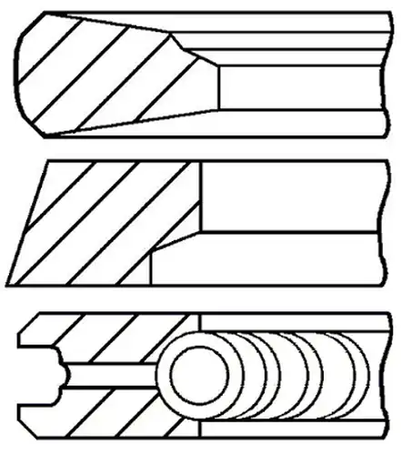 комплект сегменти GOETZE ENGINE 08-428900-00