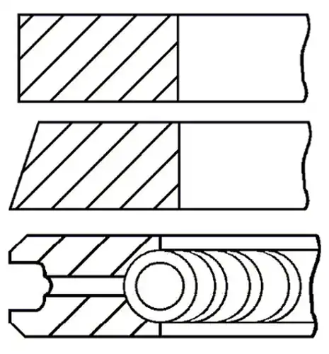 комплект сегменти GOETZE ENGINE 08-429300-10