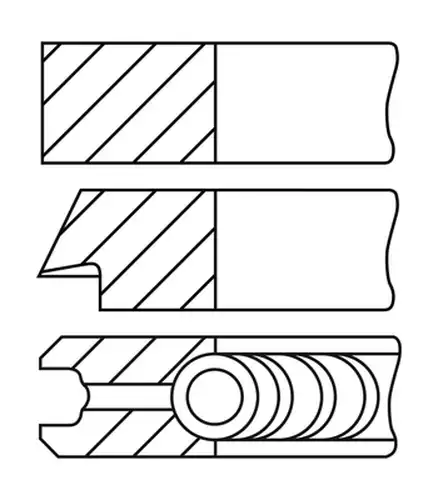 комплект сегменти GOETZE ENGINE 08-429306-00