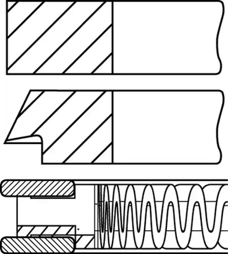 комплект сегменти GOETZE ENGINE 08-452500-00