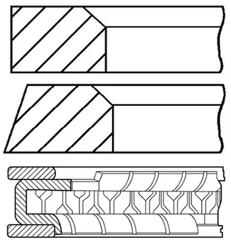 комплект сегменти GOETZE ENGINE 08-784611-00