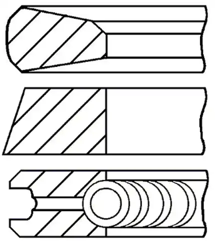 комплект сегменти GOETZE ENGINE 08-785207-00