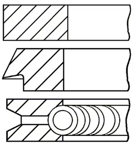 комплект сегменти GOETZE ENGINE 08-786007-00