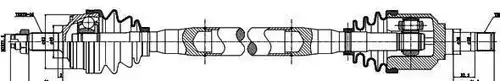 полуоска GSP 223140