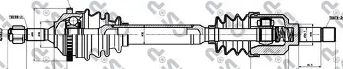 полуоска GSP 245009