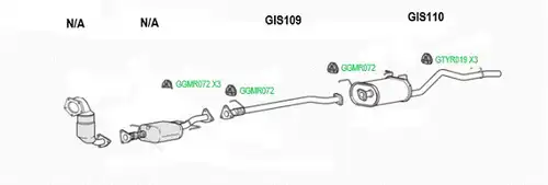  GT Exhausts GIS109