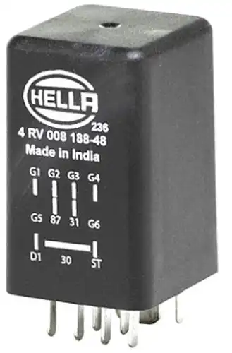 управляващ блок, време за подгряване HELLA 4RV 008 188-481