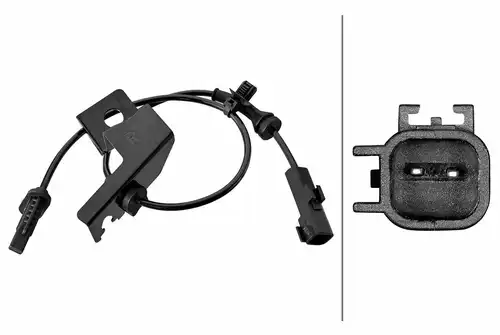 датчик, обороти на колелото HELLA 6PU 358 218-821