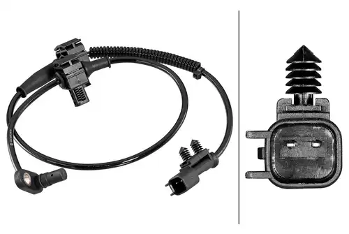 датчик, обороти на колелото HELLA 6PU 358 218-971