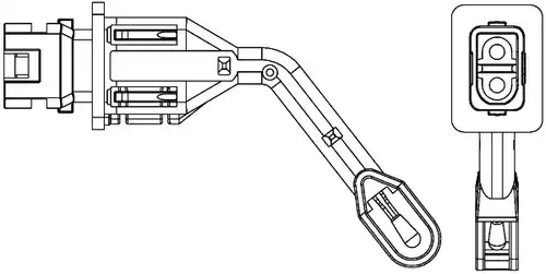 датчик, вътрешна температура HELLA 6ZT 351 080-101