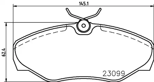 накладки HELLA 8DB 355 011-091