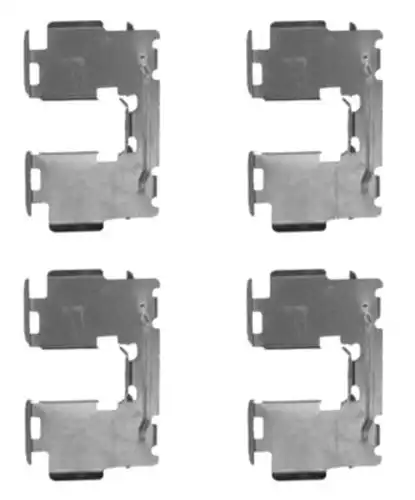 комплект принадлежности, дискови накладки HELLA 8DZ 355 203-901