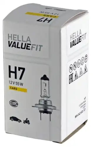 крушка с нагреваема жичка, фар за дълги светлини HELLA 8GH 242 632-121