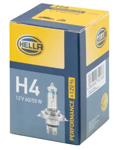 крушка с нагреваема жичка, фар за дълги светлини HELLA 8GJ 223 498-021