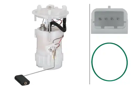 горивопроводен елемент (горивна помпа+сонда) HELLA 8TF 358 106-851