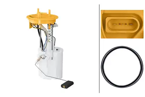 горивопроводен елемент (горивна помпа+сонда) HELLA 8TF 358 305-411