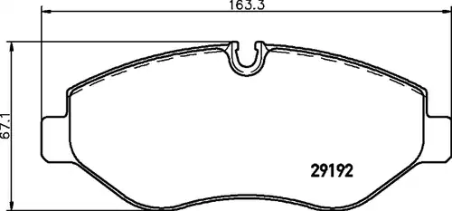 накладки HELLA PAGID 8DB 355 005-521