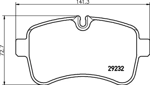 накладки HELLA PAGID 8DB 355 005-551