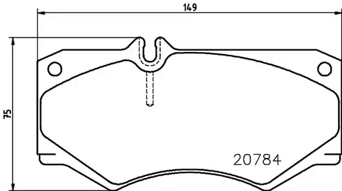 накладки HELLA PAGID 8DB 355 006-061