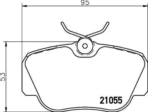 накладки HELLA PAGID 8DB 355 006-181