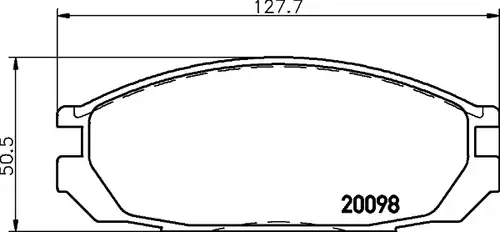 накладки HELLA PAGID 8DB 355 006-251