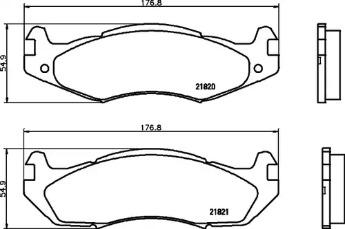 накладки HELLA PAGID 8DB 355 006-371