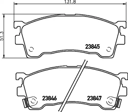 накладки HELLA PAGID 8DB 355 006-621