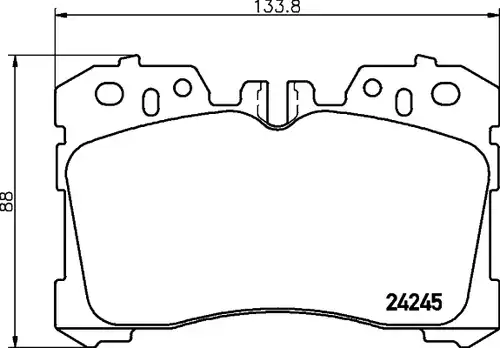 накладки HELLA PAGID 8DB 355 006-661