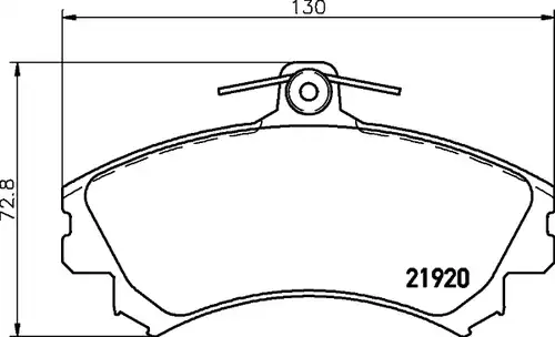 накладки HELLA PAGID 8DB 355 006-701