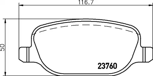 накладки HELLA PAGID 8DB 355 006-741