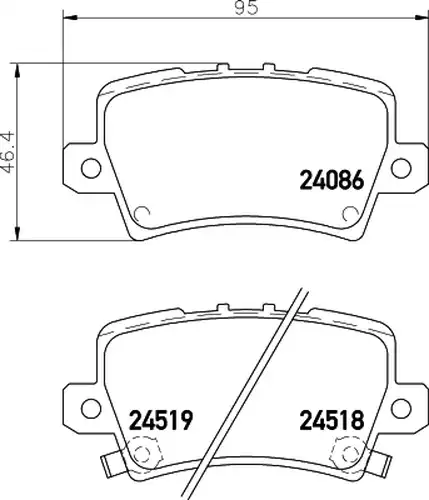 накладки HELLA PAGID 8DB 355 006-751