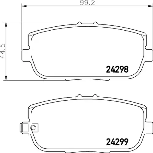 накладки HELLA PAGID 8DB 355 006-781